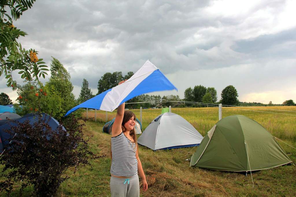 Przygotowane dwa pola namiotowe
